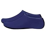 WLIHDB Strandsocken 2 Paar Strandsocken for Schwimmen, rutschfeste Tauchsocken, Slipper, Sommer-Wasserschuhe, Strandsandalen, Flache Schuhe for Wassersport FüR Schwimmen(Red,XL)