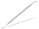 Fußpflegeinstrument Eckenheber Fußpflege Edelstahl Mittellange Breite Enden Nagelheber Nagelpflege Doppelinstrument Pediküre-Instrument. Qualität vom Fachhandel