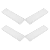 CIYODO 4 Stück Aufbewahrungsetui für Zungenreiniger aus Kunststoff Kompakte Reisebox mit Fächern Leichtes für Unterwegs Abwaschbar und Platzsparend