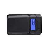 MAGICLULU Mini Elektronische Waage 100 G/Tragbare Tischwaage Für Teepulver Und Schmuck Kompakte Digitale Grammwaage Schwarz Für Den Heimgebrauch Ohne Batterie Ideal Für