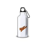 SUPER FABRIQUE Trinkflasche/Wasserflasche aus Aluminium – Edelstahl, einzigartiger design Aufdruck, kompatibel mit Harley Davidson (Aluminium, S 400 ml)