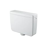 Negrari 1034 Export WC-Spülkasten, ABS, Fassungsvermögen 9 Liter, Weiß
