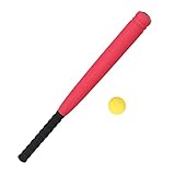 Mikinona 1 Satz Eva Baseballset für Baseballschläger Rot Leicht und Tragbar Interaktives Sportspielzeug für Drinnen und Draußen Fördert Motorik und Koordination für Familienaktivitäten und