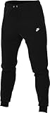 Nike Herren Club Ft Jogger Trainingshose, Black/Black/White, XL