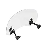 Windschutz Scheibe Passend für BM&W C400X C400GT C650GT C650 Sport G650GS R1150GS Universal Motorrad Windschutzscheibenverlängerung Einstellbarer Spoiler Deflektor Deflektoren