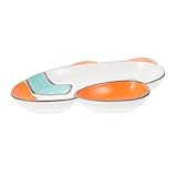 TOBBOMEY Keramik Teller Flugzeugform Speiseteller mit Fächern Cartoon Design Lebensmittelecht Spülmaschinenfest für Geburtstage und Tägliche Mahlzeiten Wiederverwendbar