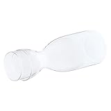 SOLUSTRE Wasserkaraffe mit Tasse Kreative Transparente Wasserflasche Hitze und Kältebeständig Robustes für Tee Saft Milch für Zuhause Büro Party Outdoor