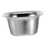 KICHOUSE Snackschale Aus Edelstahl Kleine Rührschüssel Camping-suppenteller Müslischalen Aus Metall Vorbereitungsschalen Aus Rostfreiem Stahl Rostfreie Dipschalen Edelstahl 304 Silber