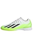 adidas Unisex X Crazyfast.3 Indoor Boots Fußballschuhe, FTWR White/core Black/Lucid Lemon, 43 1/3 EU