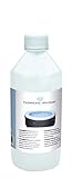 Whirlpool Reiniger Set, Dermatest sehr gut, ohne Chlor, biologisch abbaubar, als Set 0,5 Ltr. Sprühflaschen mit high twistet Hochleistungstuch 40 x 40 cm, speziell für Aufblaswhirlpools