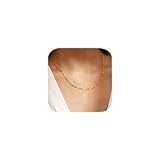 2 mm Titan-Stahl, einzigartige Schlangenkette, dünne Halskette für Männer und Frauen, Edelstahl, 14 Karat vergoldet, klassische Panzerkette, einfache Einzelstränge, Schmuckkette, Halskette, 50,8 cm