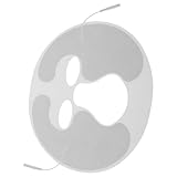 PACKOVE Haushalts Elektrodenpads Gesicht Vliesstoff Selbstklebend Wiederverwendbar Massagezubehör Kompatibel mit Muskelstimulatoren zur Akupunktur und Physiotherapie