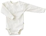 Joha Baby Jungen Woll-Body Langarm 100% Merino-Wolle, Größe:80, Farbe:Natur