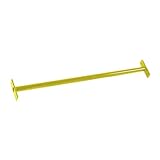 Reckstange Turnstange Spielplatzstange 125 cm Klimmzugstange Turnreck Klettergerüst Spielgerät für Garten gelb