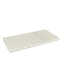 Kindsgard Babymarkt Reisebett Matratze 60x120 foldsly - Beige - Klappmatratze mit Transporttasche - Reisebett mit Spielerischem Design - Ideal auf Reisen