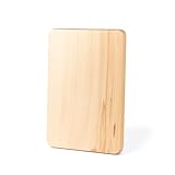 Frühstücksbrettchen aus Buchenholz 23x15x1,5 cm – Hochwertiges Schneidebrett mit natürlicher Maserung - Nachhaltiges Holzbrett aus unbehandeltem Buchenholz - Jedes Stück ein Unikat (2)