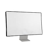 kwmobile Schutzhülle kompatibel mit Apple Studio Display - Hülle PC Bildschirm - Computer Cover Case - Weiß