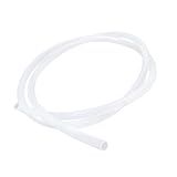 iMeistek Lebensmitteltaugliche Silikonschlauch, 8mm ID x 11mm OD 2 Meter, Flexibler Transparenter Silikonschlauch, Wasser-Luftschlauch