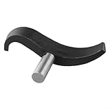 Zilimontt 20,3 - 22,9 cm spezielle geformte Schüssel-Drehmaschine Werkzeugablage für Holzbearbeitungskurven mit 16/25 mm Montagepfosten, Eisenguss-Konstruktion für kleine und Midi-Drehmaschinen (25 mm