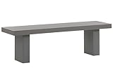 Trendy Gartenbank Beton 150 x 40 cm rechteckig Tranto