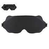 Lichtblockierende Augenabdeckung, Augenmuschelschlaf, 3D-konturierte, atmungsaktive Augenbinde, Nachthilfe für Nacht, Zuhause, Reisen, Yoga, Nickerchen, Entspannung