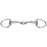 Sprenger SATINOX Olivenkopf Unterlegtrense 14 mm doppelt gebrochen - Edelstahl rostfrei, 125 mm Weite