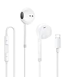 Kopfhörer für iPhone, Kopfhörer iPhone Kabel mit Geräuschisolierung, Unterstützung für Anruflautstärke, kompatibel mit iPhone 11/12/13/X/XS/XR/8/8 Plus/7/7 Plus, unterstützt das gesamte i0S-System