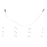 TOGEVAL 10 Stück Edelstahl Kuchenschneidedraht für Kuchen Brot und Käse Ersatzdraht Kompatibel mit Käsehobel Langlebig und Präzise 32 * 0.8 * 0.2Cm