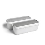 SPRINGLANE 2er-Set Eisbehälter für Speiseeis 1,5 L, Aufbewahrungsbehälter, Gefrierdosen, Eis-Container BPA-frei in Lebensmittelqualität
