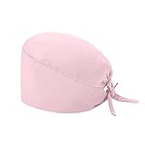 AIchenYW op haube gelb Op Haube Klicksystem Peeling Kappe für Arzt Krankenschwester Zahnarzt Chemo Bandana Bedruckte Füllig Turban Hut Verstellbare Füllig Haarabdeckung Medizinische