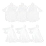 Holibanna 1 Satz Einweg-Regenmantel tragbare Regenponchos für Erwachsene Regenjacke Regenmäntel Haube Regenkleidung regenponcho für Ponchos Regen Damen Regenponcho Plastik Transparent