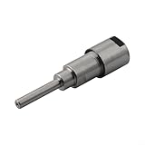 VRTYVEYBB 1/4-Zoll-Schaft-Oberfräsen-Sammelverlängerungsstangenhalter, Bohrfutter-Adapter, Verlängerung, Oberfräsen-Spannzangenverlängerungsstange, Karbonstahl, Frässchneider, Adapter, Verlängerung