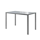 Vicco Esstisch Grand, Grau, 120 x 75 cm