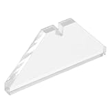 DOITOOL Acryl Messerhalter Klar Stabiler Messerständer mit Transparentem Sockel für Vielseitige Messeraufbewahrung Platzsparendes Design Sicherer Halt für Küchen Restaurants und Ladentheke