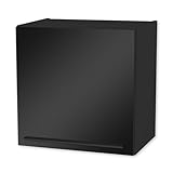 Jazz Moderner Hängeschrank Küche in Schwarz matt - Geräumiger Küchenschrank mit viel Stauraum - 50 x 50 x 34,6 cm (B/H/T)
