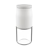 Pfeffermühle, Pfeffermühle Pulver 100ml, Manuelle Maschine für Elegante Pfeffer, Gewürzmühle aus Edelstahl 304, Wiederaufladbare Pfeffermühle Pulver, Pfeffermühle zum Mahlen s