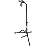 Rockjam Universal tragbare vertikale Gitarrenständer für Akustikgitarre, E -Gitarre und Bassgitarre
