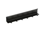 Kesseböhmer Linero MosaiQ Hakenleiste 250 x 44 x 38 mm schwarz matt/Reling - Haken/Relingsystem
