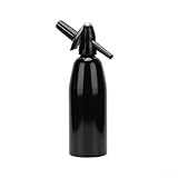 Sileduove für Sodawasserbereiter, tragbarer Sprudelwasserbereiter für Sodawassermaschine, 33 x 9,5 x 9,5 cm, für frische Soda, Seltzer (schwarz)