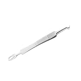 NIYANGLE 3Stücke Akne Pinzette mit Doppeltem Kopf für Effektive Entfernung von Pickeln und Schwarzen für Hautpflege zu Hause