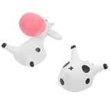 TIKODIDA Süße 3D Kuh Kühlschrankmagnete aus Robustem Material Abnehmbare Büro und Küchenmagnete für Metallflächen Cartoon Kuh Deko Satz