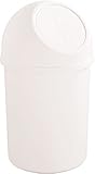 helit H2401005 - Push-Abfallbehälter „the flip“ 6L, weiß