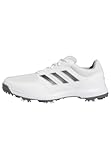 adidas Herren Tech Response 3.0 Wide Golf Shoes Golfschuhe, Cloud White/Dark Silver Metallic, 44 2/3 EU