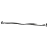 Ausziehbare Kleiderstange, 38-99cm Garderoben-Stange der Kleiderbügel aus Edelstahl Verstellbarer Kleiderschrank Kleiderstange für Schlafzimmer/Silber