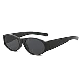 Kleine Rahmen Männer Outdoor Sonnenbrille Urlaub Frauen Sport Fahrer(Black)
