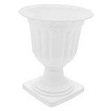 UPKOCH Vintage Römischer Kunststoff Blumentopf mit Kreativem Design Abnehmbar für Hochzeitsdekoration und Innenraumbegrünung für Wohnzimmer Büro Balkon und Schlafzimmer