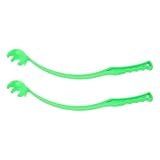 ANDRESLAD 2 Stück Pack Ballwerfer für Hunde mit Langem Griff Tennisballwurfspielzeug für Welpen Outdoor Hundetraining und Apportierspaß