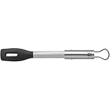 WMF BBQ Servierzange 32,5 cm, Cromargan Edelstahl, Kunststoffkopf, kleine Grillzange für Steak, Fisch, Gemüse, Feststellmechanismus, platzsparend
