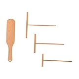 Pitycbo 4X Crêpe Verteiler, Utensil, Dosa Wender, Pfannkuchenteig Verteiler, Crêpe Pfannen Maker, Pfannkuchen Maker Werkzeuge für Zuhause, Esszimmer, Stall