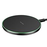 LYEAA Kabelloses Ladegerät für Mobiltelefone, Qi-Schnellladepad, 30 W, mit Typ-C-Kabel, für iOS- und Android-Geräte